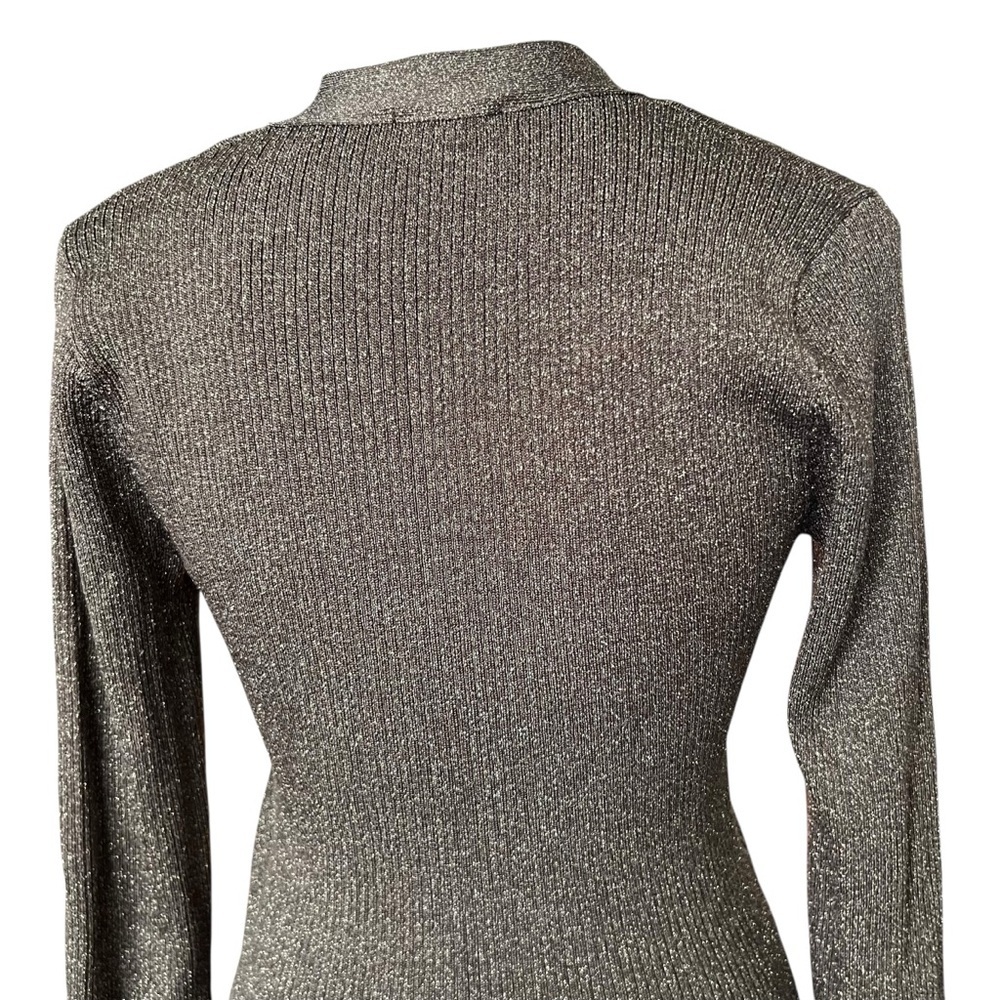 RAILS Beau Lurex Cardigan Gold Sz S - Picture 9 of 10